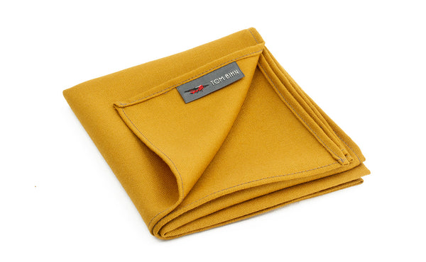 The Shepherd's Wool Utillity Cloth in Saffron (goldenrod yellow).
